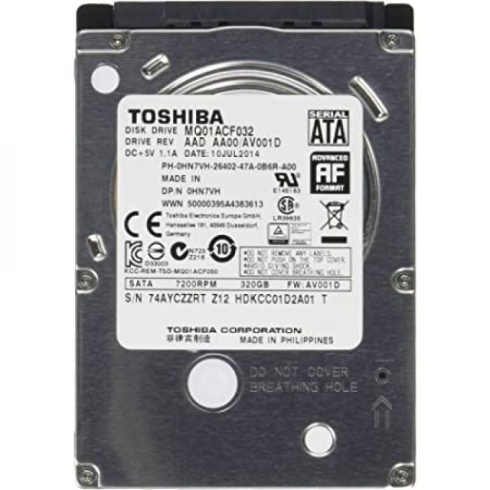 Жесткий диск для ноутбука 2.5" 320GB Toshiba (MQ01ACF032)