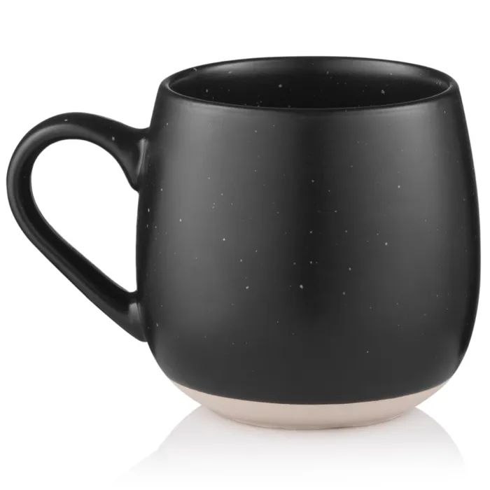 Чашка Ardesto Alcor, 450мл, кераміка, чорний (AR3475RBK) зображення 2