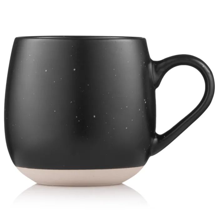 Чашка Ardesto Alcor, 450мл, кераміка, чорний (AR3475RBK) зображення 3