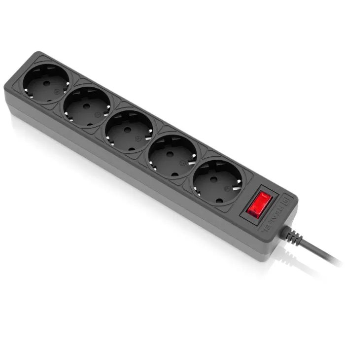 Сетевой фильтр питания REAL-EL RS-Protect 505, 3m, black (EL122300045) изображение 4