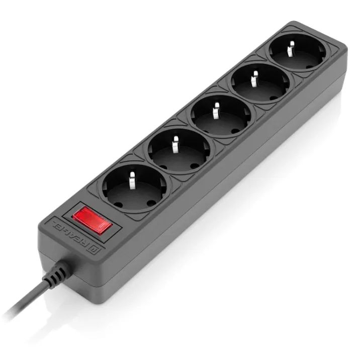 Сетевой фильтр питания REAL-EL RS-Protect 505, 3m, black (EL122300045) изображение 7