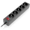 Сетевой фильтр питания REAL-EL RS-Protect 505, 5m, black (EL122300046) изображение 7