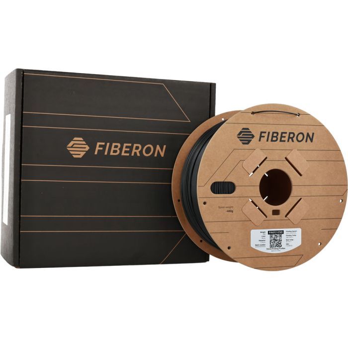 Пластик для 3D-принтера Polymaker Fiberon PA612-ESD 1,75mm 3kg BLACK (FG08002) зображення 4