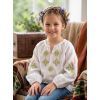 Рубашка детская Brilliant с вишивкой Flower (24110-134G-cream) изображение 6