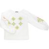 Рубашка детская Brilliant с вишивкой Flower (24110-134G-cream)