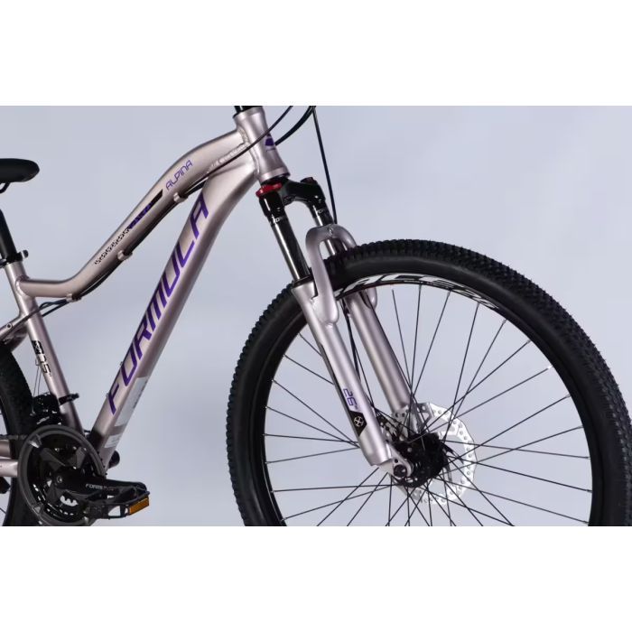 Велосипед Formula 26" ALPINA DD рама-15" AL 2026 сріблясто-фіолетовий (OPS-FR-26-806) изображение 4