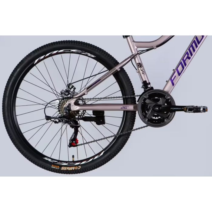 Велосипед Formula 26" ALPINA DD рама-15" AL 2026 сріблясто-фіолетовий (OPS-FR-26-806) изображение 5