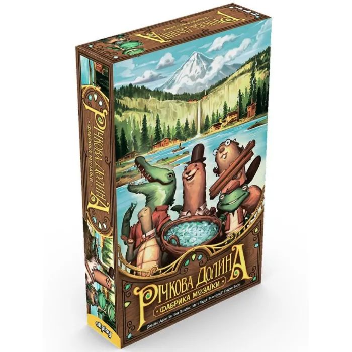 Настольная игра Бельвіль Asmodee Речная Долина. Фабрика мозаики (ALLRIVV0101UA)
