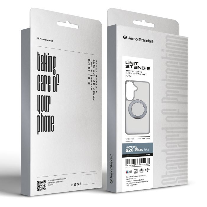 Чехол для мобильного телефона Armorstandart Unit Stand2 Samsung S26 Plus 5G Lavender (ARM89961) изображение 6