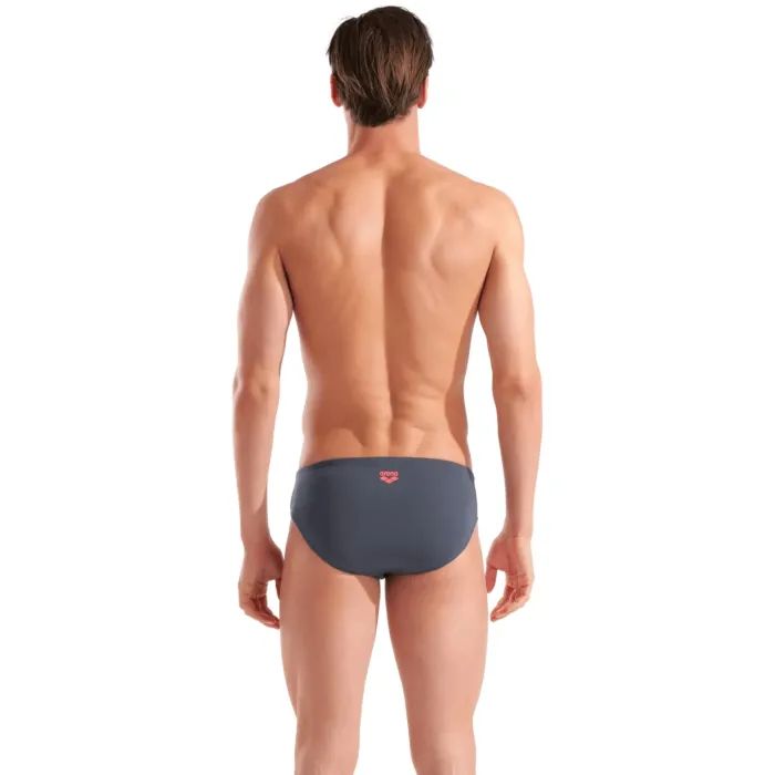 Плавки Arena Poseidonia Swim Briefs 009075-504 сірий, рожевий 105 (3468337621911) изображение 2