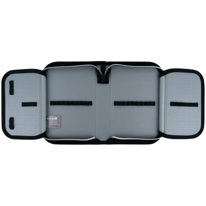 Пенал Kite Black&Silver 622, , без наповнення, 1 відділення, 2 відвороти (K26-622-5) изображение 5