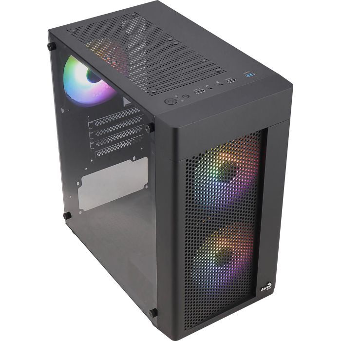Корпус для ПК AeroCool Hexform-G-BK-v2 Black 600W (ACCX-PV38004.11) зображення 3