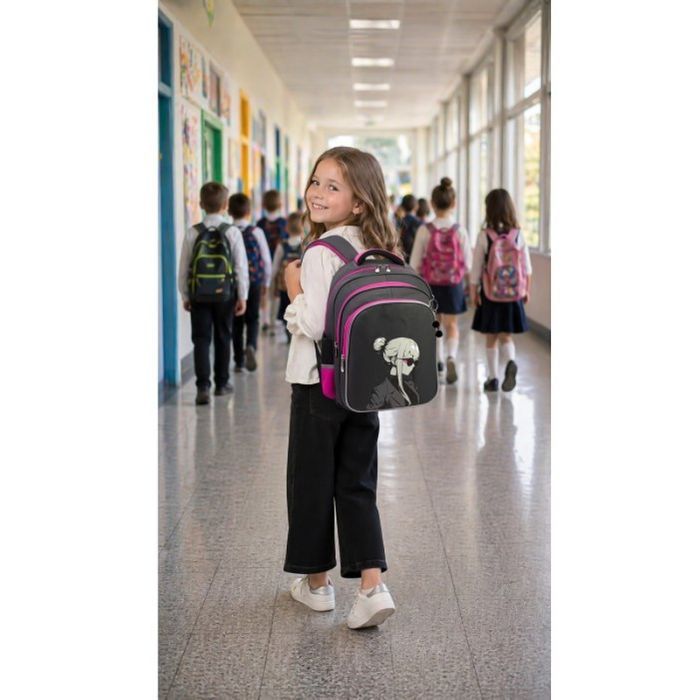 Рюкзак шкільний Maxi 15" з дівчиною (MX85160) зображення 8