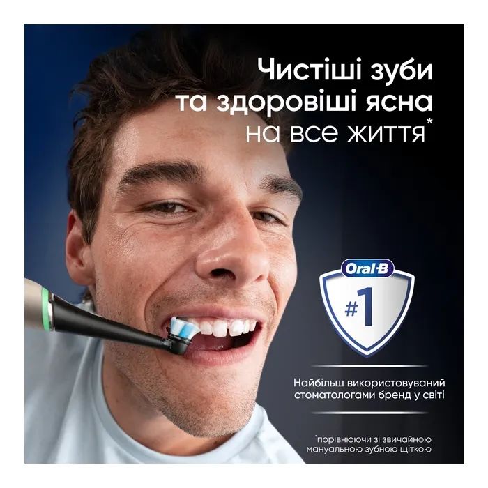 Електрична зубна щітка Oral-B iO 10 Lunar Gold (8006530054102) зображення 10