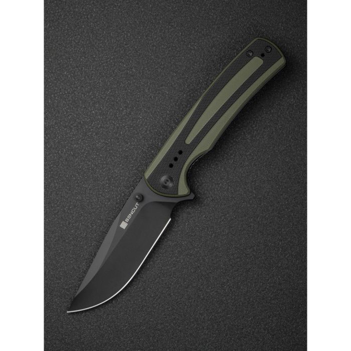Нож Sencut Regnator, Black/Green G10, Black Stonewash (S24057-2) изображение 15