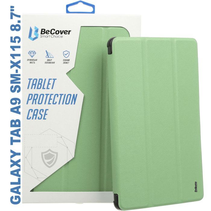Чехол для планшета BeCover Soft Edge Samsung Galaxy Tab A9 SM-X115 8.7" Green (710777) изображение 4