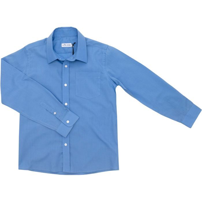 Рубашка детская Silver Spoon с длинным рукавом (SS14B-1402-80-A-146B-darkblue)