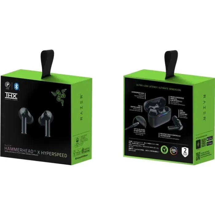 Наушники Razer Hammerhead V3 X Hyperspeed Black (RZ12-05620100-R3G1) изображение 7