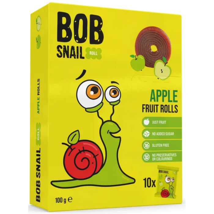 Конфета Bob Snail Яблучна 100 г (1740870)