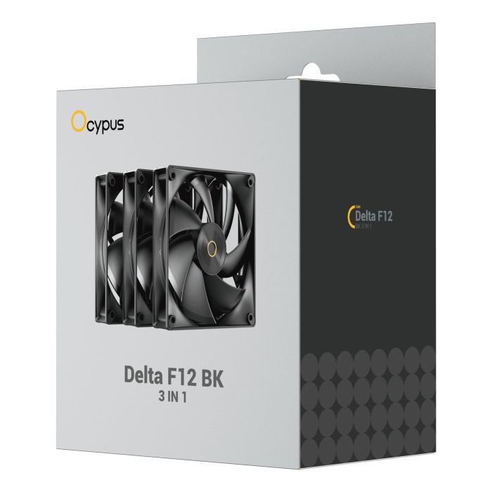 Кулер до корпусу OCYPUS DELTA F12 3 IN 1 ч (DELTA-F12-BK3NM00X-GL) зображення 7