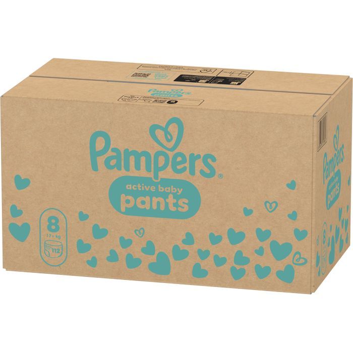 Підгузки Pampers Active Baby Pants Розмір 8 (17+ кг) 112 шт (8006530315661) зображення 2
