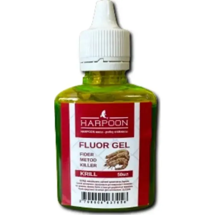 Активатор кльову Harpoon Fluor gel Krill 50мл (2700000037058)