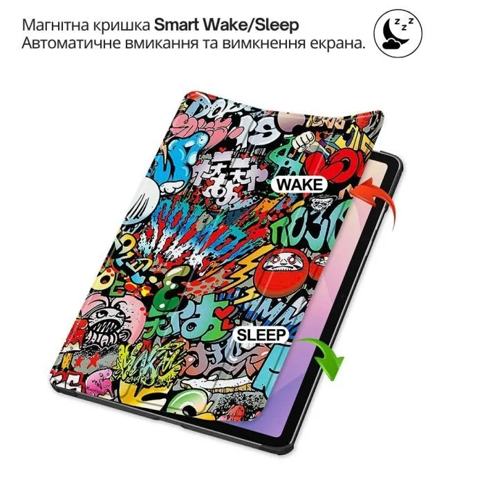 Чехол для планшета BeCover Smart Case Lenovo Idea Tab Plus 12.1" Graffiti (715087) изображение 6