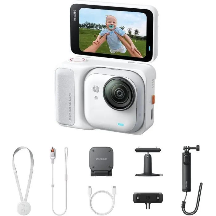 Екшн-камера Insta360 GO Ultra Creator Bundle Arctic White (6977644765234) зображення 11