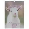 Календарь Buromax настенный А3 2027 год, 1 пружина, Cute goat (BM.210601)