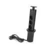 Сетевой фильтр питания Voltronic 3 Роз, 2USB, 16А, 250V, 2м, Black (D06-FU03)