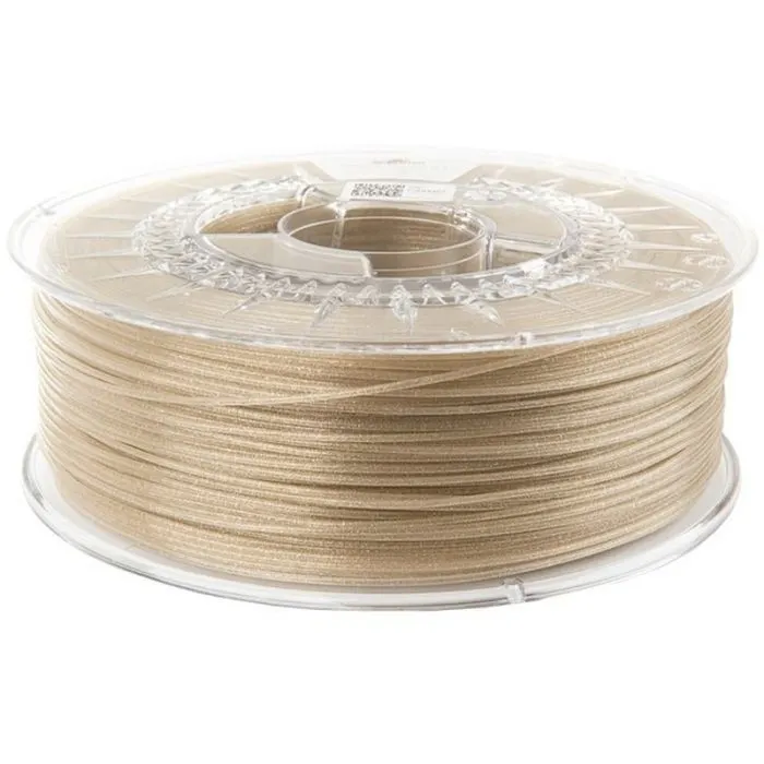 Пластик для 3D-принтера Spectrum PLA Glitter 1.75mm 1kg Gold,Clear (80273) изображение 2