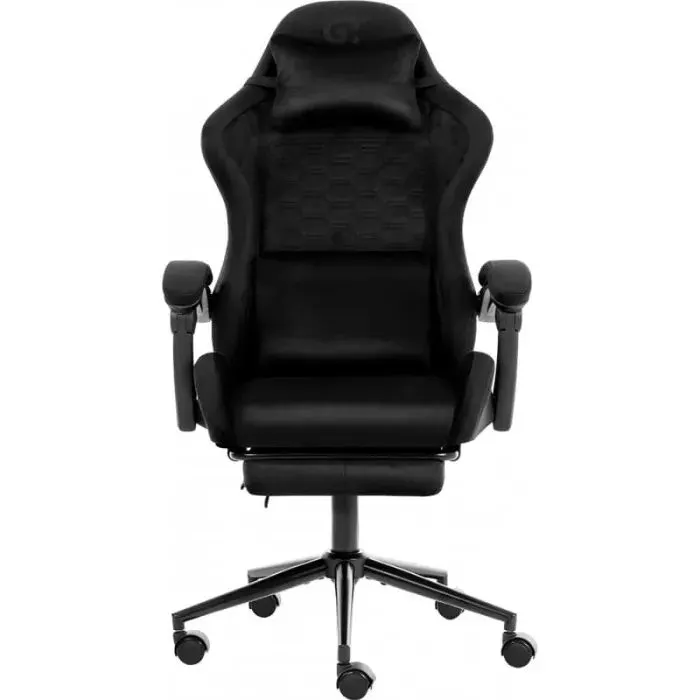 Кресло игровое GT Racer X-2338 Black (X-2338 Fabric Black/Black Suede)