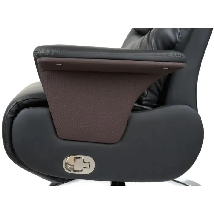 Офисное кресло Аклас Атаман, с электроприводом, Кожа LC-A Black/PU Black (00174391) изображение 11