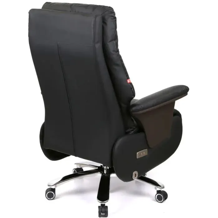 Офисное кресло Аклас Атаман, с электроприводом, Кожа LC-A Black/PU Black (00174391) изображение 4