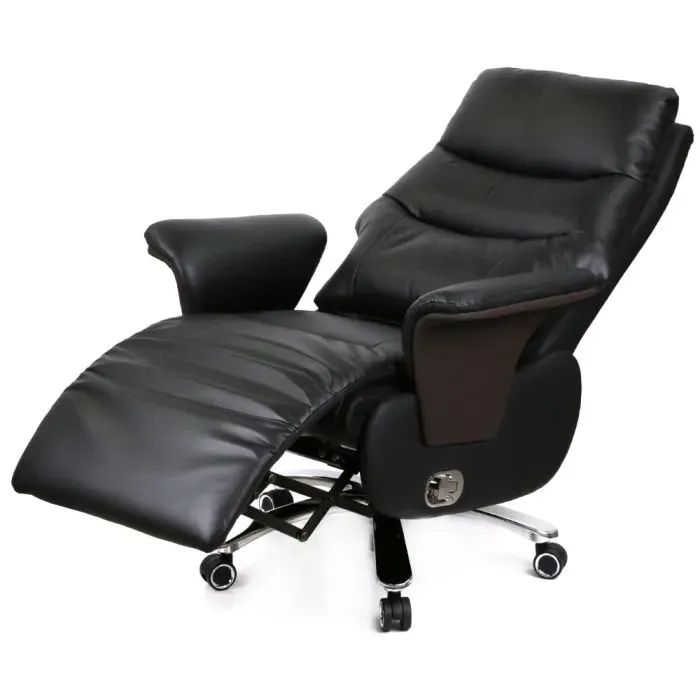 Офисное кресло Аклас Атаман, с электроприводом, Кожа LC-A Black/PU Black (00174391) изображение 6