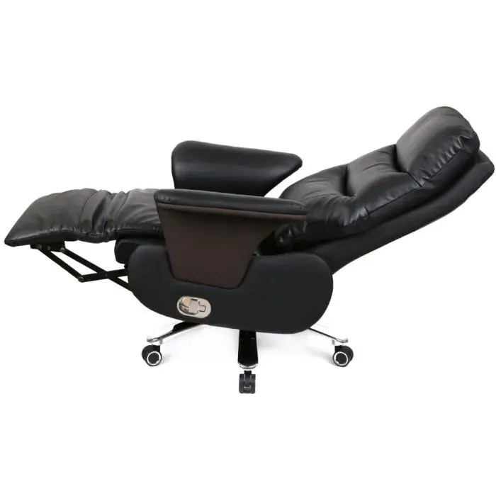 Офисное кресло Аклас Атаман, с электроприводом, Кожа LC-A Black/PU Black (00174391) изображение 7
