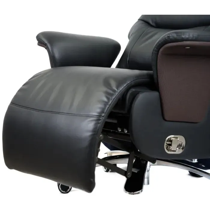 Офисное кресло Аклас Атаман, с электроприводом, Кожа LC-A Black/PU Black (00174391) изображение 9