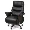 Офисное кресло Аклас Атаман, с электроприводом, Кожа LC-A Black/PU Black (00174391)