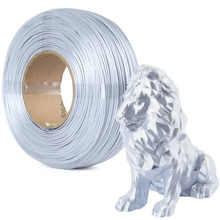 Пластик для 3D-принтера Spectrum PLA Silk 1.75mm 1kg ReFill, Silver, Aluminium (81309) изображение 3