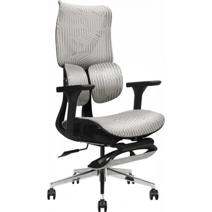 Офісне крісло GT Racer B-3002 Black/Light Gray