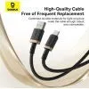 Дата кабель USB AM to USB-C 2.0m 60W black/gold Baseus (P10377802U01-02) изображение 7