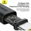 Дата кабель USB AM to USB-C 2.0m 60W black/gold Baseus (P10377802U01-02) изображение 8