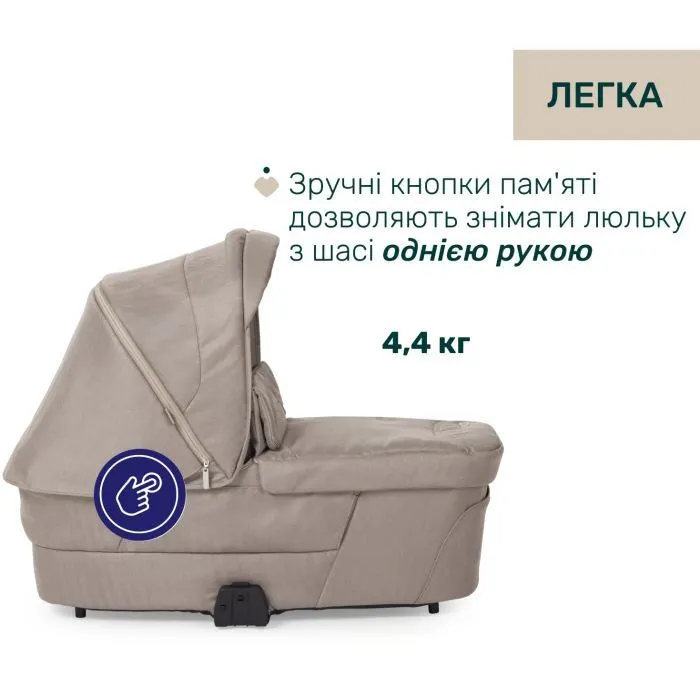 Коляска Chicco 2 в 1 Bellagio Primo Como Lake (87240.06.01) изображение 2