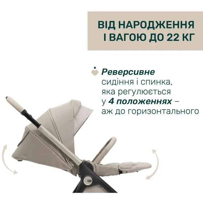 Коляска Chicco 2 в 1 Bellagio Primo Como Lake (87240.06.01) изображение 9