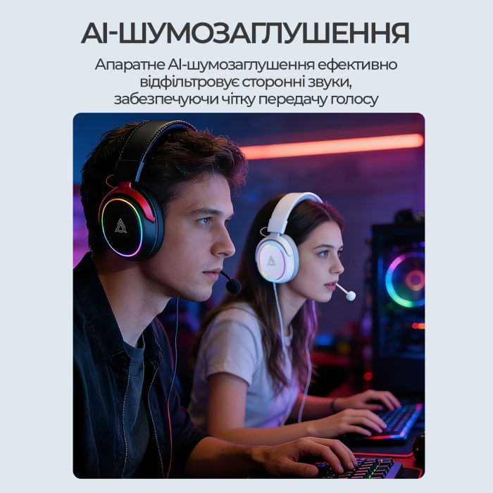 Наушники Ajazz AHM10 Max Black (AHM10-MAX-B) изображение 14