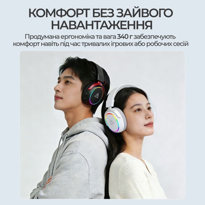 Наушники Ajazz AHM10 Max Black (AHM10-MAX-B) изображение 16