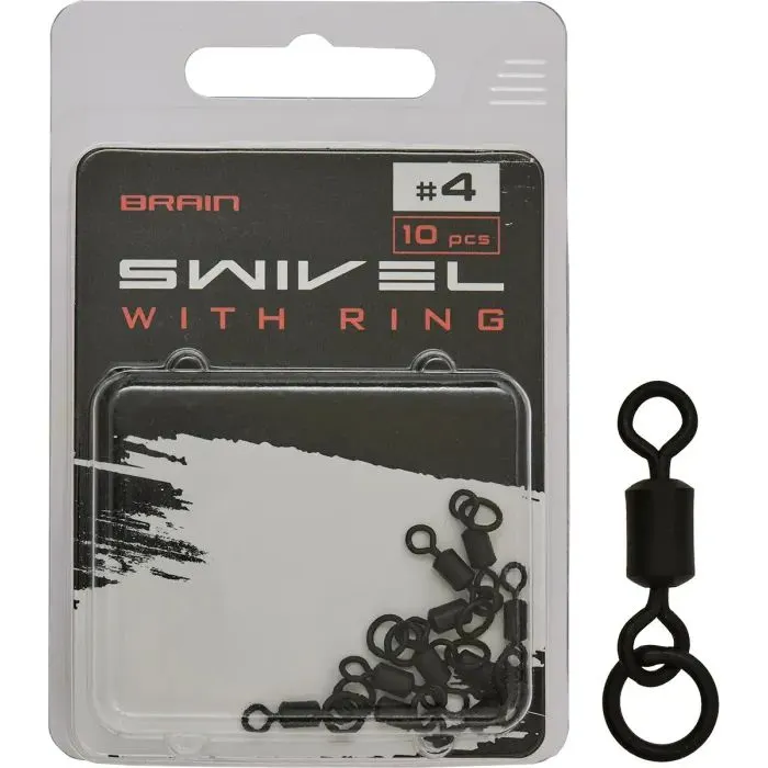 Вертлюг Brain Swivel With Ring No.4 (10 шт/уп) SGCA-8013-4 (1858.24.78)