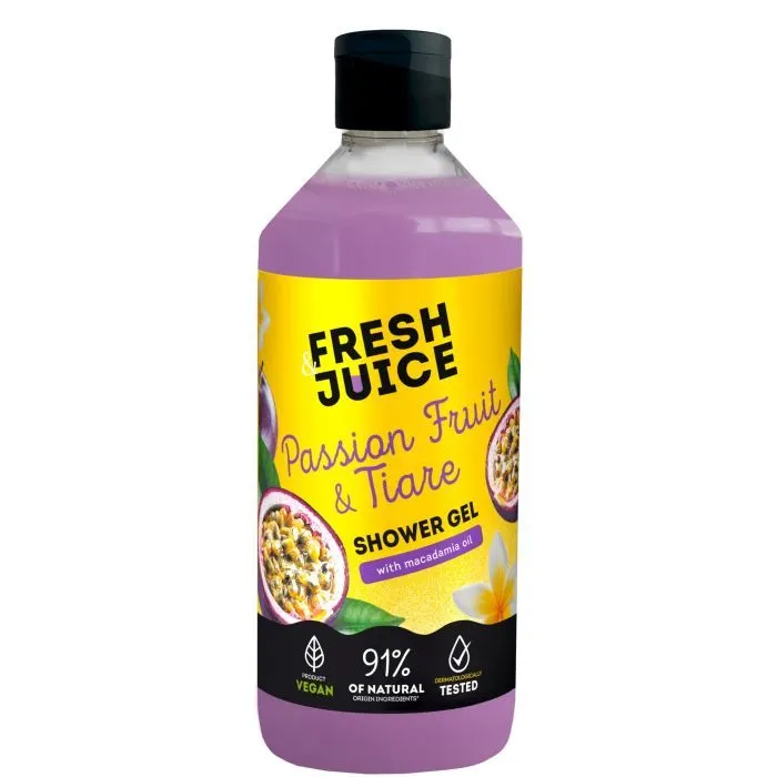 Гель для душа Fresh Juice Passion Fruit & Tiare Shower Gel 473 мл (4820168435270)