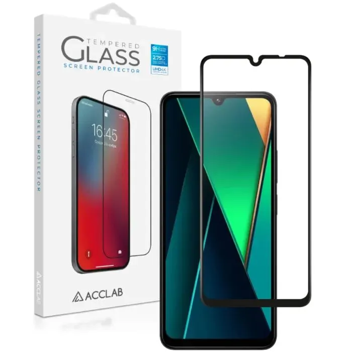 Скло захисне ACCLAB Full Glue Xiaomi Poco C75 Black (1283126607967)