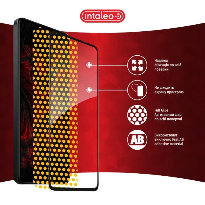 Скло захисне Intaleo Full Glue Xiaomi Redmi Note 14 5G Black (1283126599460) зображення 7
